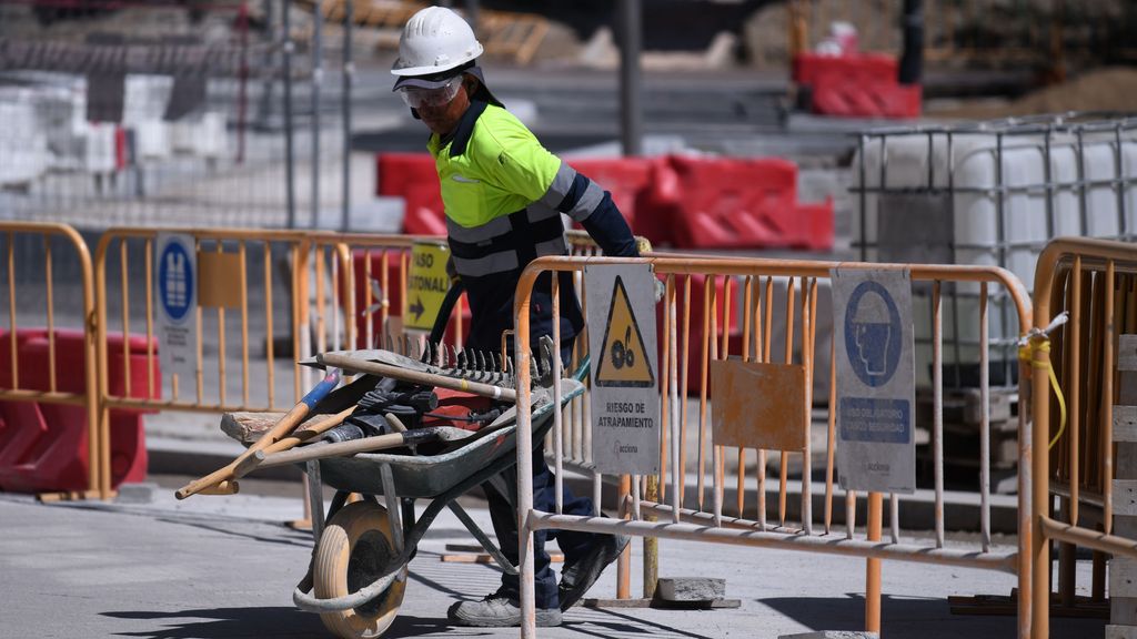 Trabajador en una obra