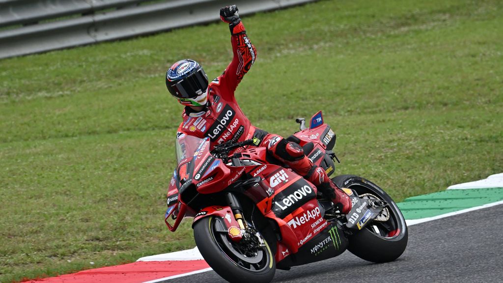 Bagnaia en el circuito de Mugello