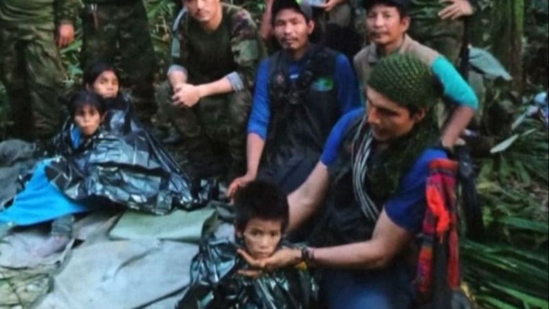 Así fue el rescate de los cuatro niños en la selva de Colombia