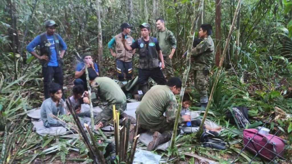 Los niños desaparecidos en la selva de Colombia se escondían cuando escuchaban a los militares por miedo