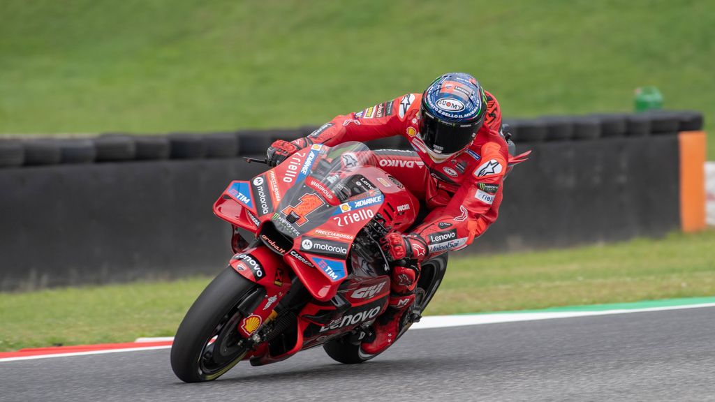 Pecco Bagnaia en el circuito de Mugello