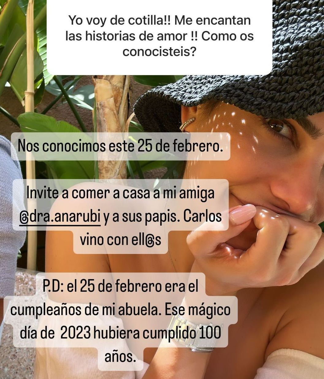 Carla Barber habla sobre su primer encuentro con Carlos Rubí