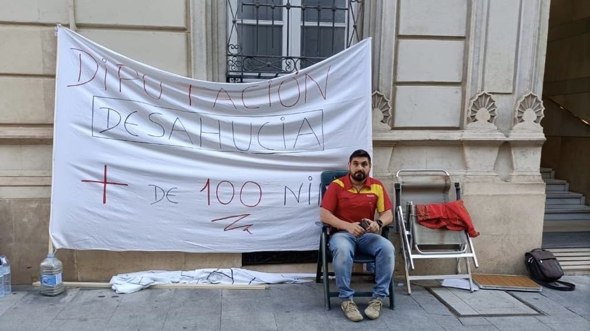 David García, medallista olímpico en huelga de hambre en Almería