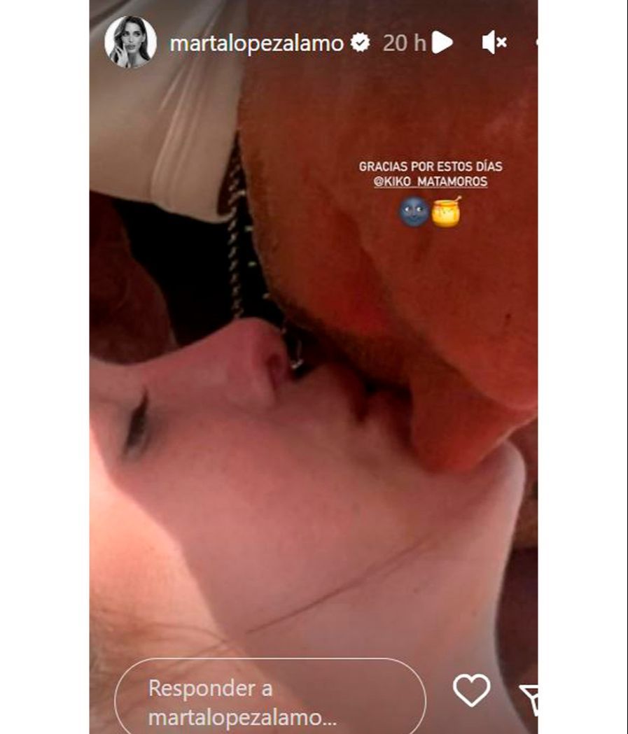 La foto y declaración de Marta López Álamo a Kiko Matamoros en plena luna de miel