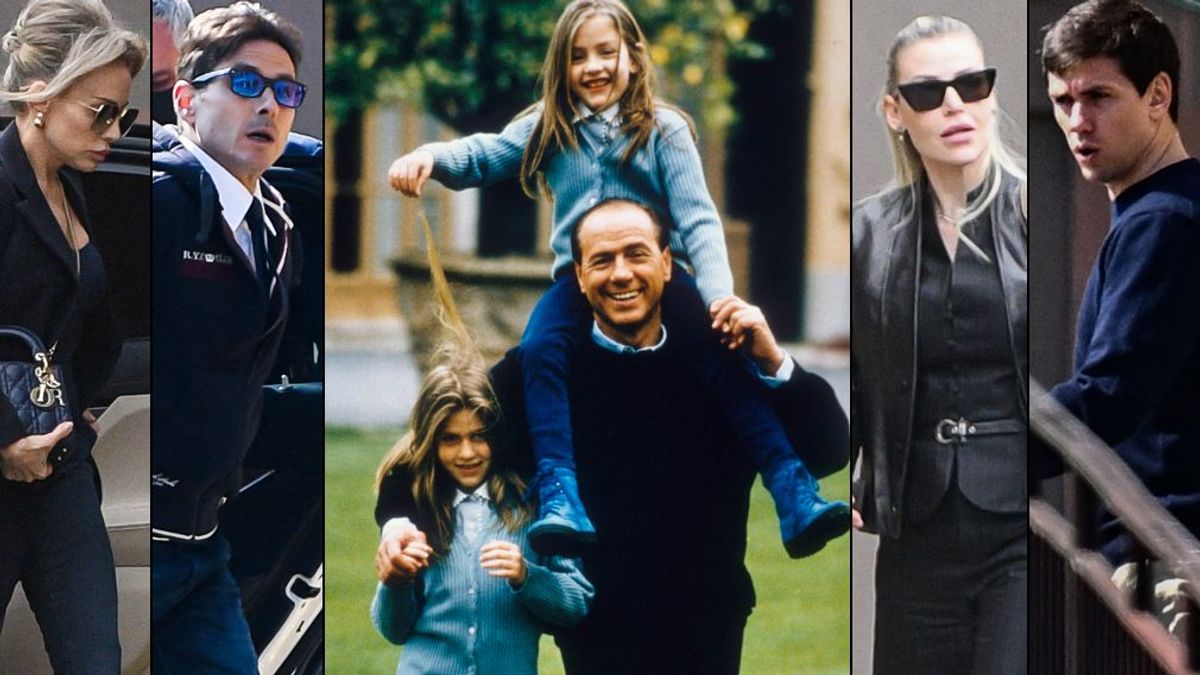 Los cinco hijos de Berlusconi