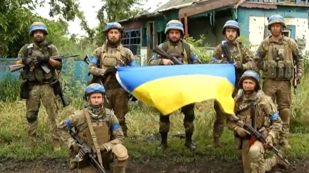 Ucrania alza la bandera de la reconquista en cinco localidades de Donetsk y Zaporiyia