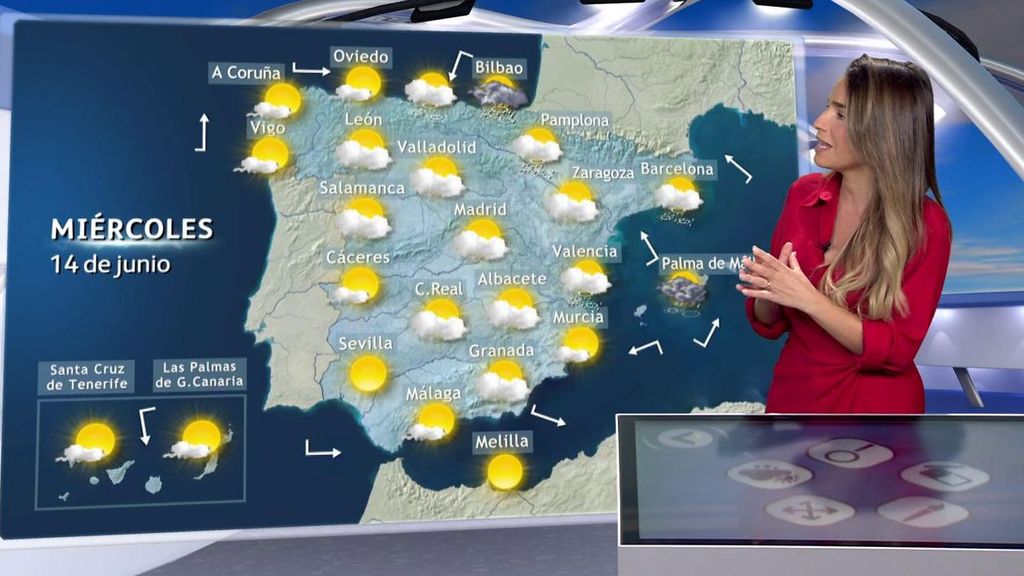 El miércoles la DANA se desplazará al este de España