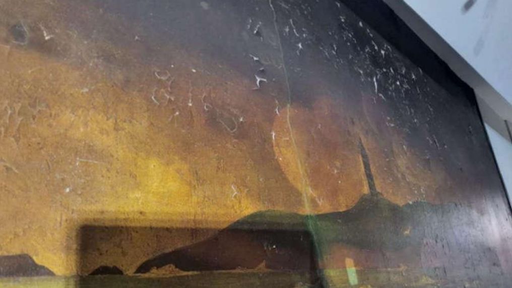 Estado en el que se encuentra uno de los doce murales.