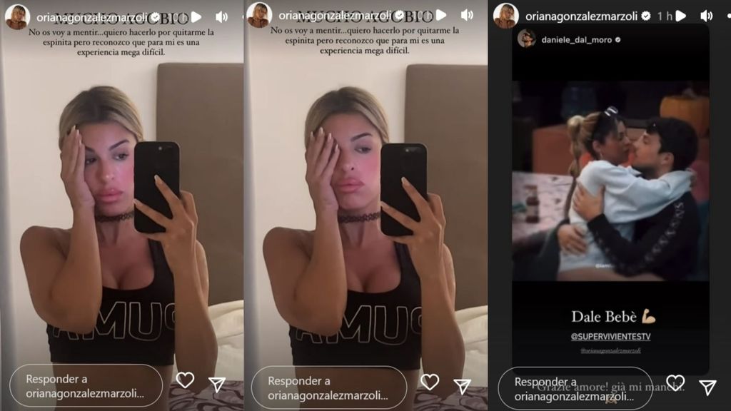 Oriana Marzoli recibe el apoyo de su novio tras confesar su agobio