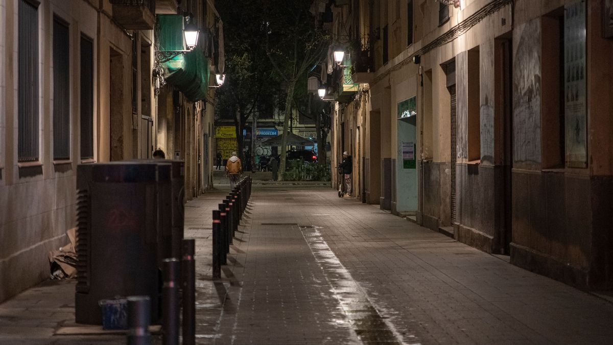 Calle del barrio del Raval, en Barcelona