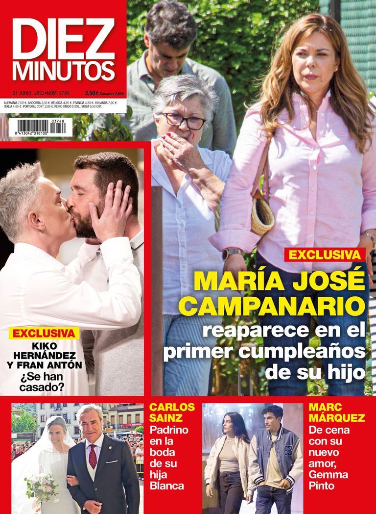 La primera imagen de María José Campanario en mucho tiempo