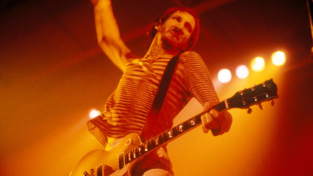 Pete Townshend en los 70, puro fuego