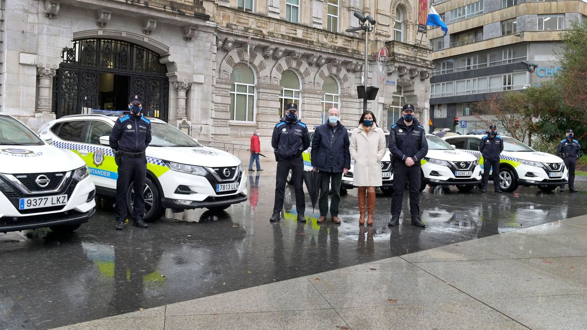 Agentes de la Policía Local de Santander