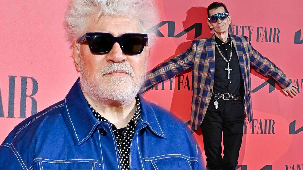 Almodovar y McNamara en el Rock-Ola, en la clásica foto de Pablo Pérez Minguez.