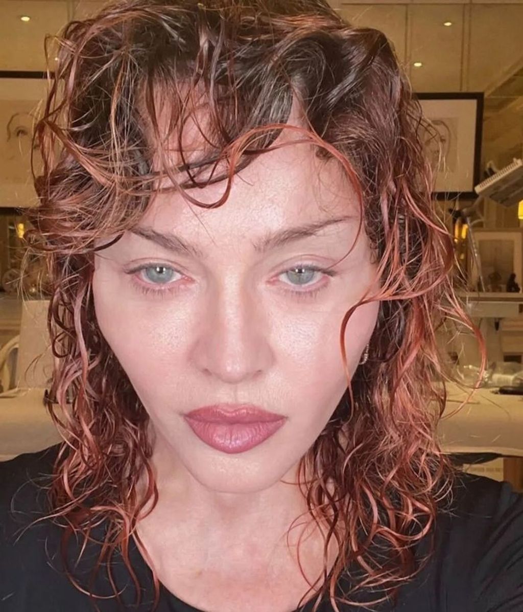 La imagen de Madonna, con apenas maquillaje y un nuevo look