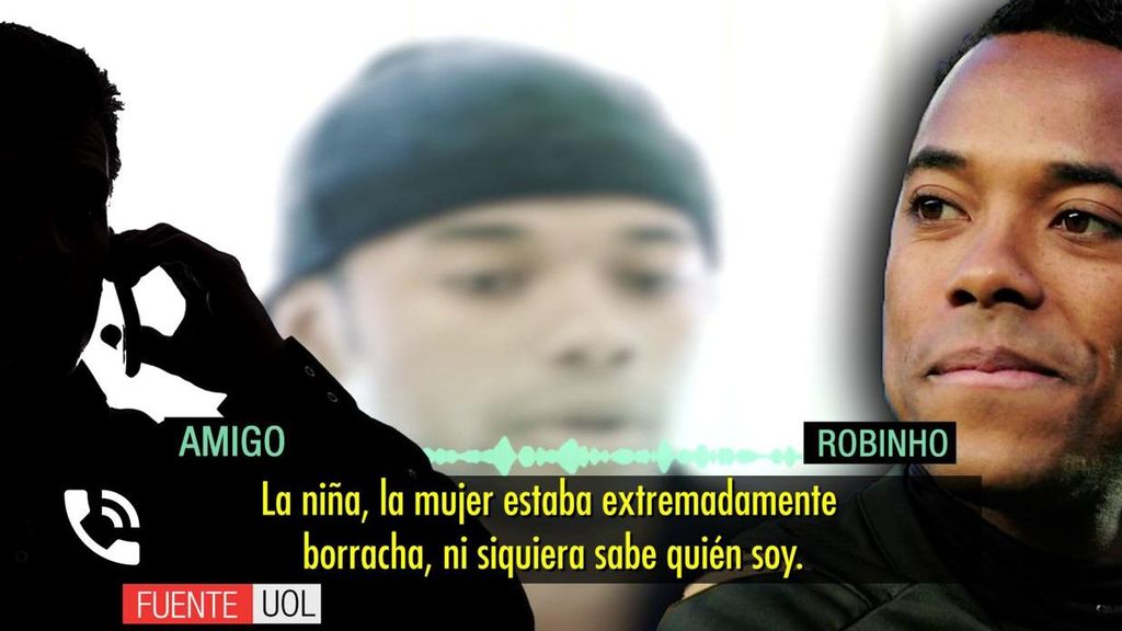 Los audios de Robinho donde reconoce haber tenido sexo en grupo: "Estaba extremadamente borracha, ni siquiera sabe quién soy"