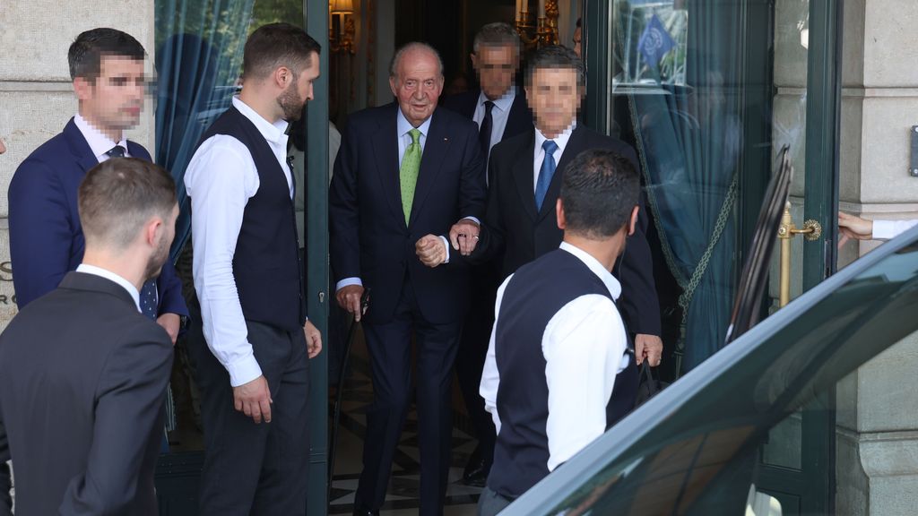 El rey Juan Carlos, en la graduación de Irene Urdangarín