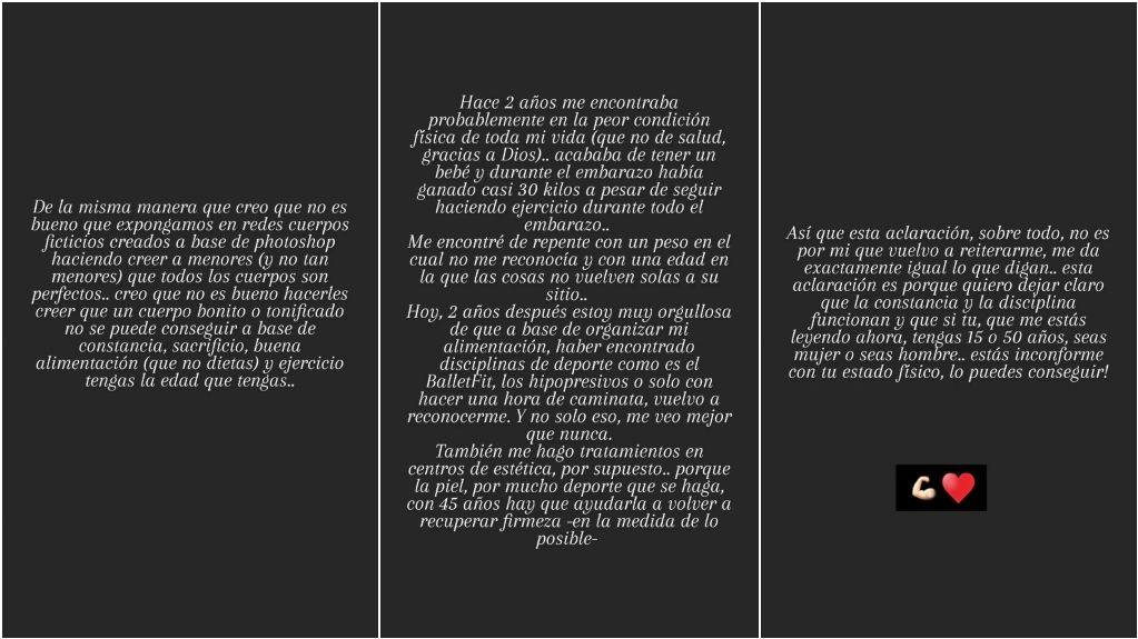 Las sinceras palabras de Paula Echevarría sobre la realidad de su cuerpo