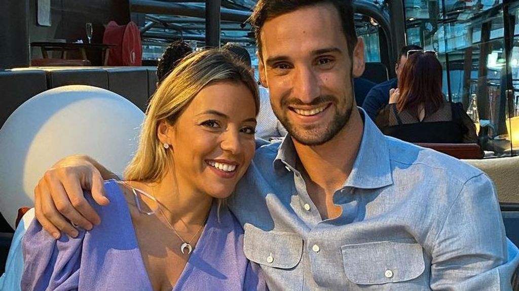 Sergio Rico y Alba Silva, en una foto tomada de su Instagram