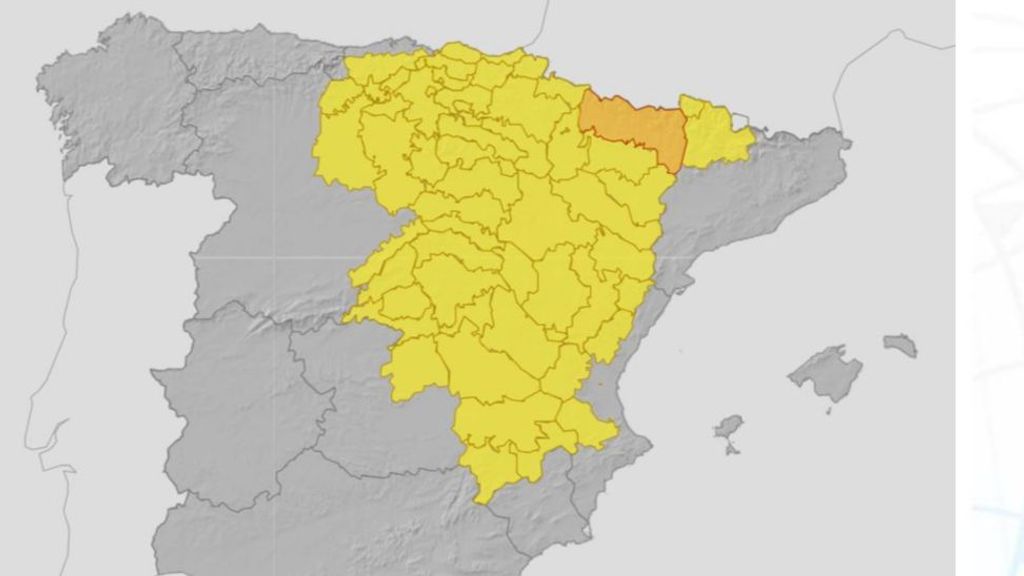 Avisos por lluvias y tormentas previstos para el miércoles