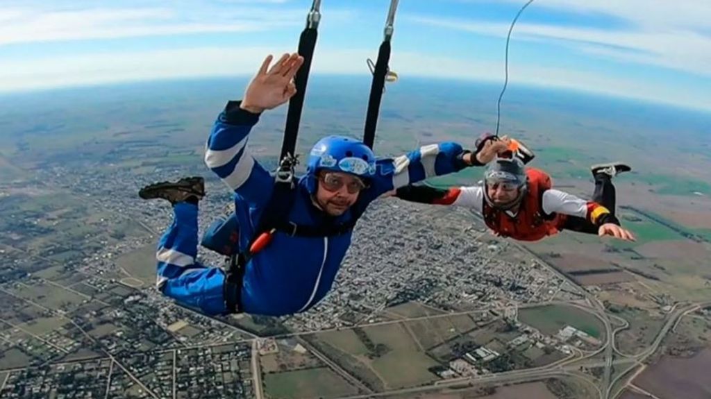 Héctor Vaccaro, fallecido en un accidente de paracaídas en Argentina