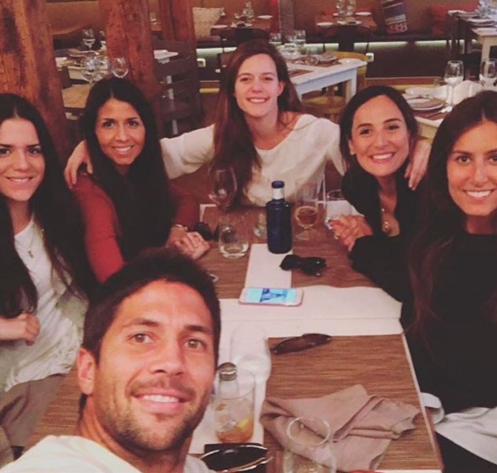 Los hermanos Verdasco, junto a Ana Boyer y Tamara Falcó