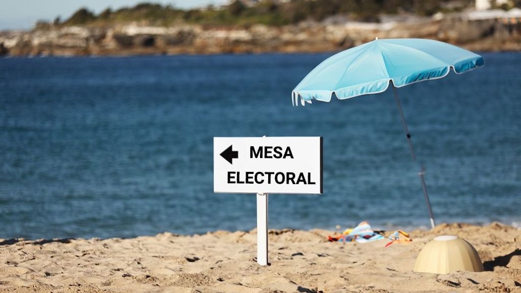 Votar en la playa