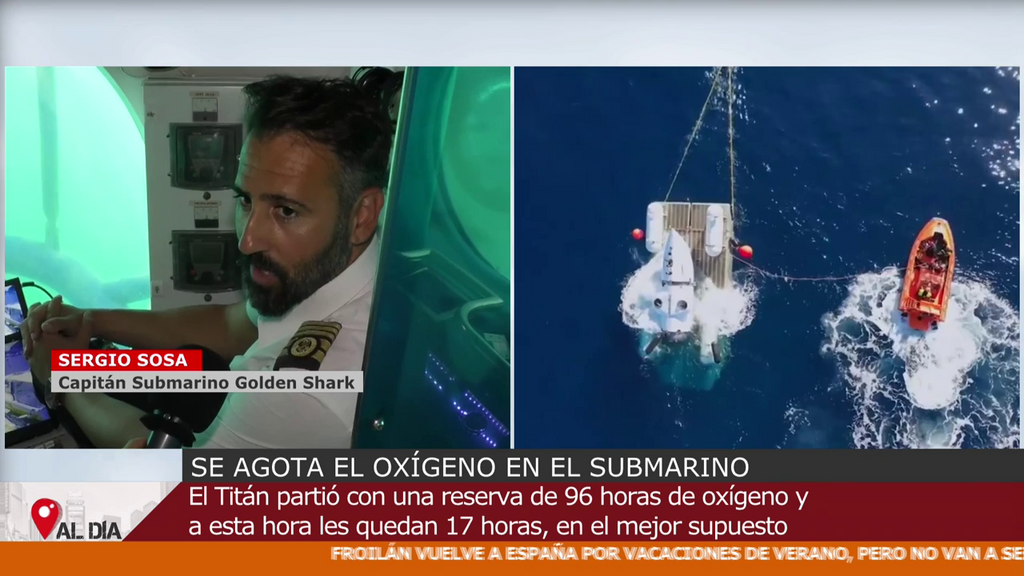 'Cuatro al día' descubre en exclusiva cómo es un viaje en un submarino turístico español: "Existen unos protocolos de seguridad"