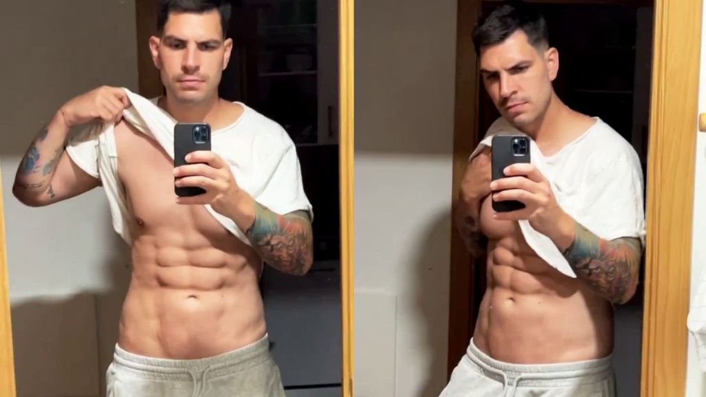 Diego Matamoros enseña sus abdominales tras perder 14 kilos