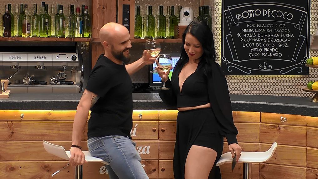 María y José Luis durante su cita en 'First Dates'