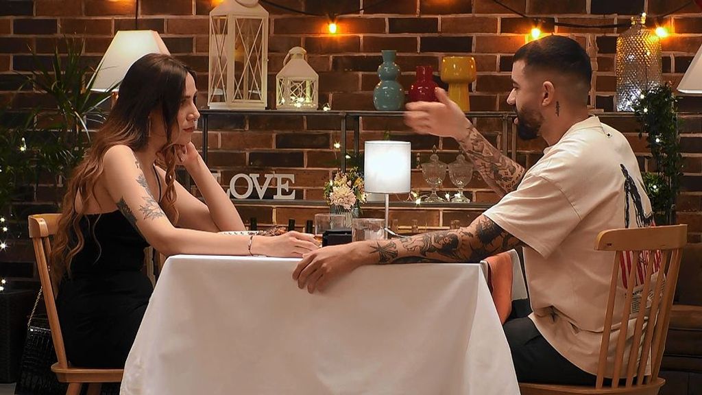 Samuel y Patricia durante su cita en 'Frist Dates'