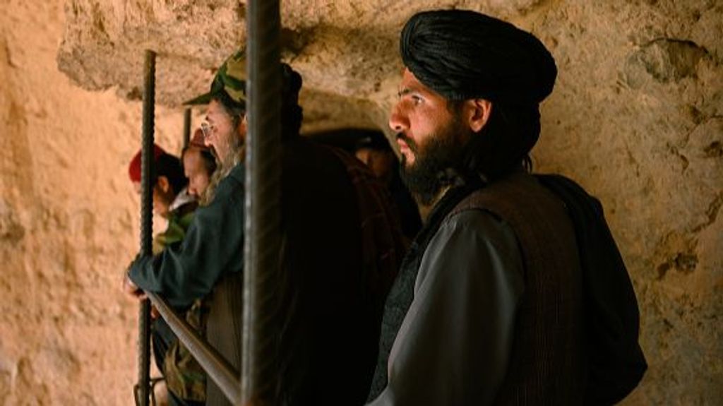 Soldados talibanes en Afganistán