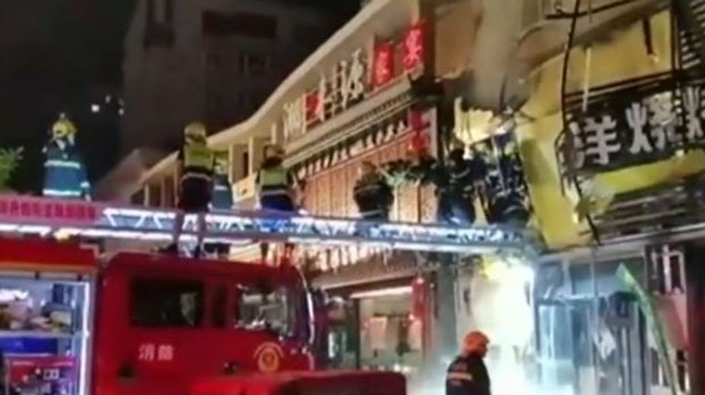 Una fuga de gas provoca una explosión en un restaurante en China: 31 muertos