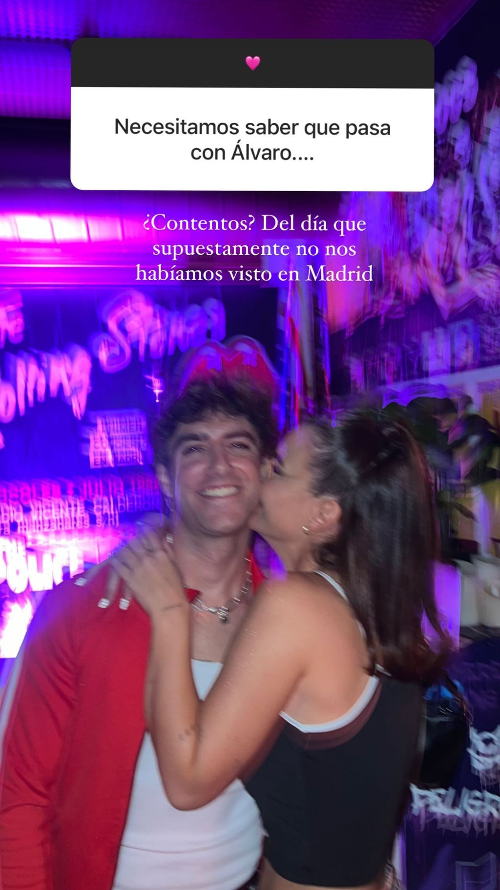 La foto que confirma que Álvaro y Laura sí se vieron en Madrid