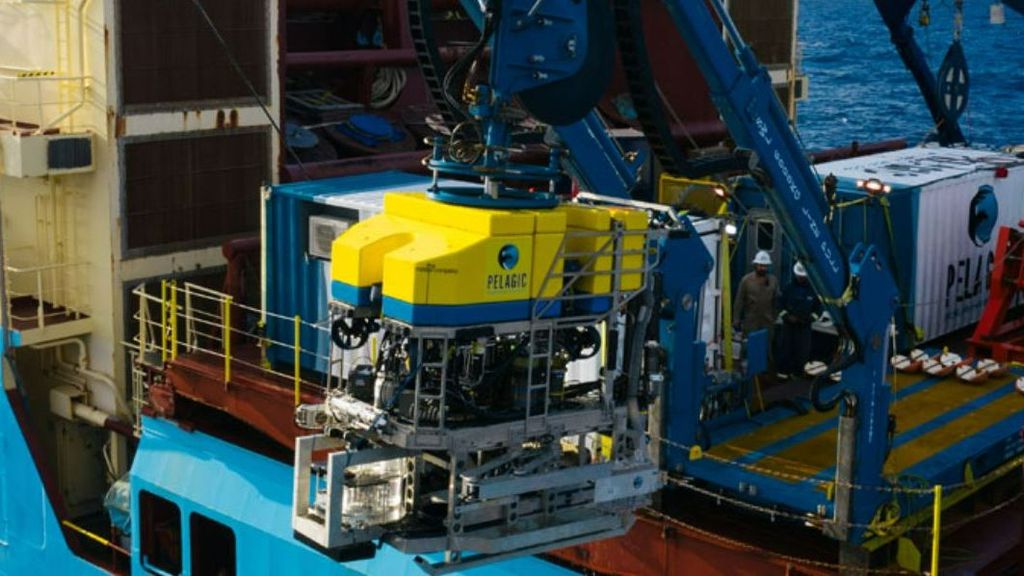 Robot submarino de Pelagic Research Services