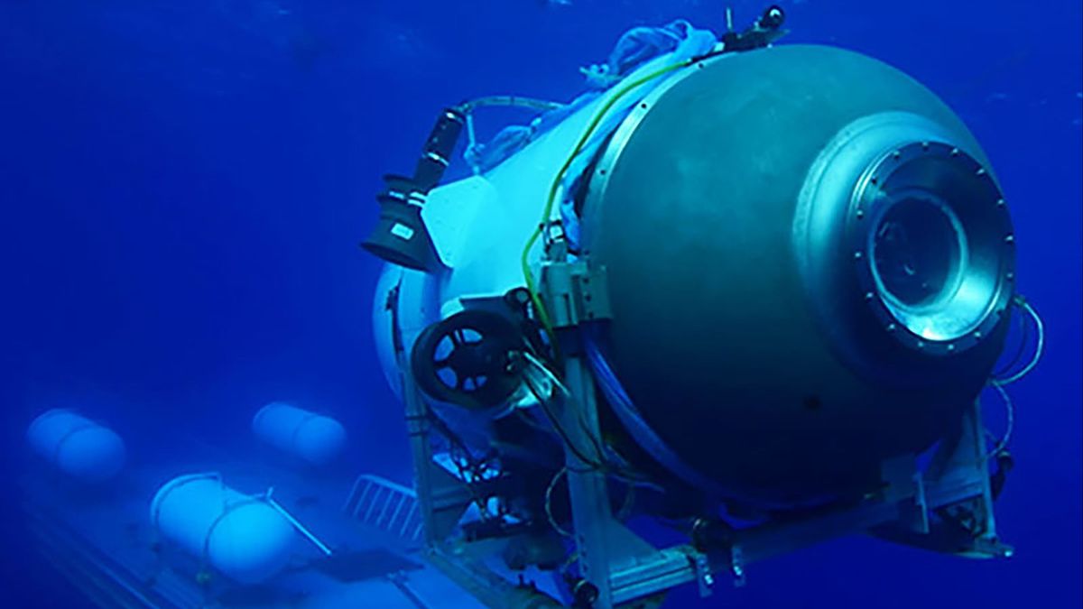 Sumergible Titán de la empresa OceanGate Expeditions desaparecido en las inmediacioens del Titanic