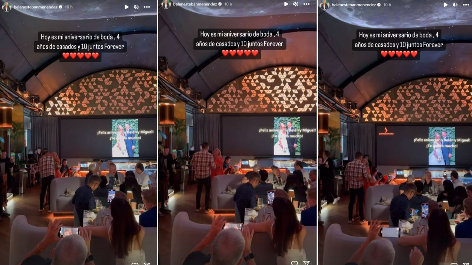 Belén Esteban celebra su décimo aniversario de boda con Miguel Marcos