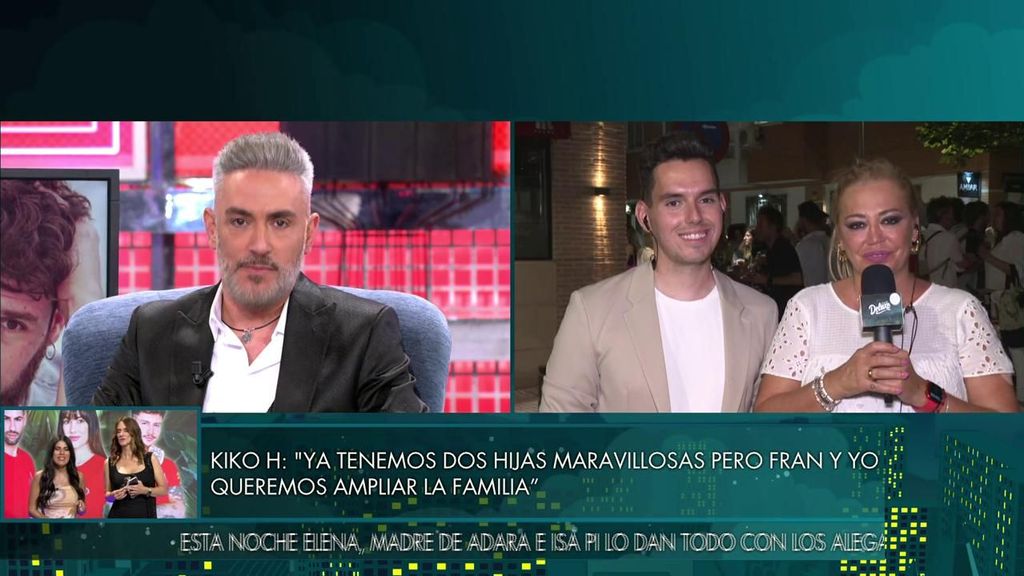 Kiko Hernández confiesa que quiere ser padre de nuevo con Fran Antón