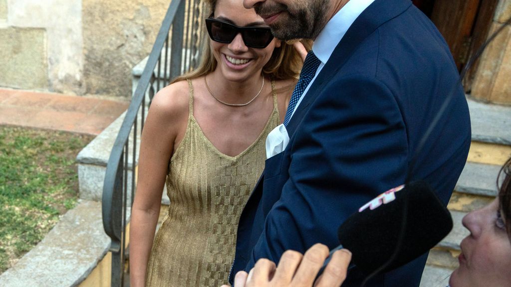 Piqué y Chía, en la boda de Marc, hermano del exjugador del Barça