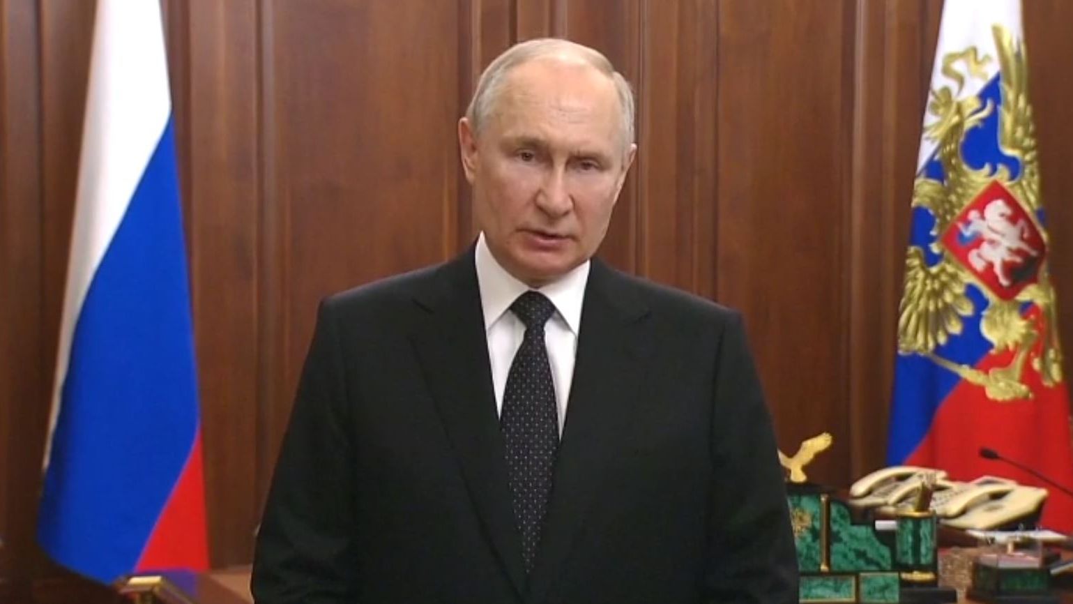 Putin califica la rebelión del grupo Wagner de "puñalada por la espalda"