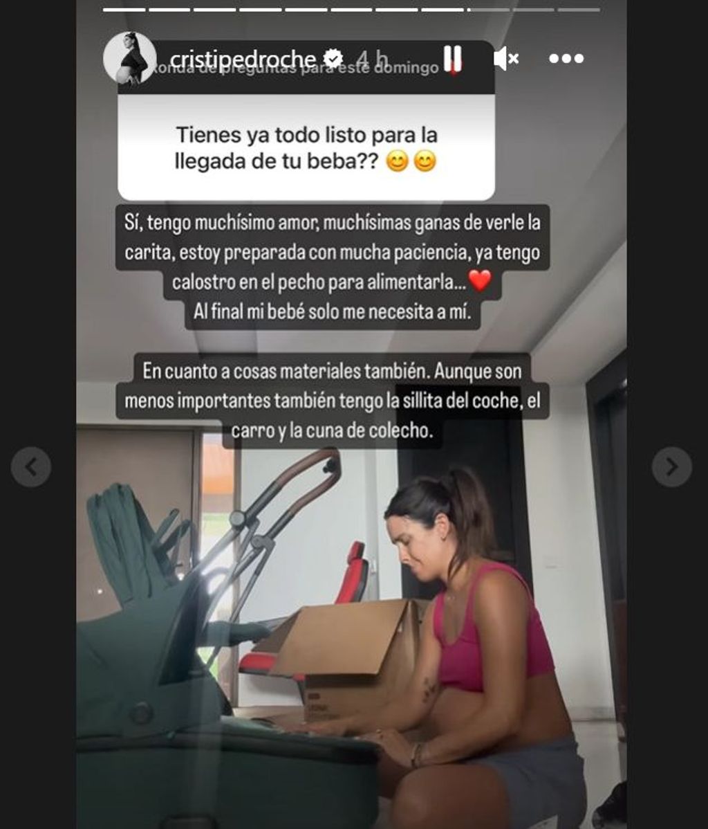 Cristina Pedroche lo tiene todo listo para la llegada de su hija