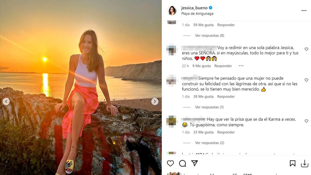 Jessica Bueno recibe una oleada de apoyo tras la ruptura de Jota Peleteiro y Miriam Cruz