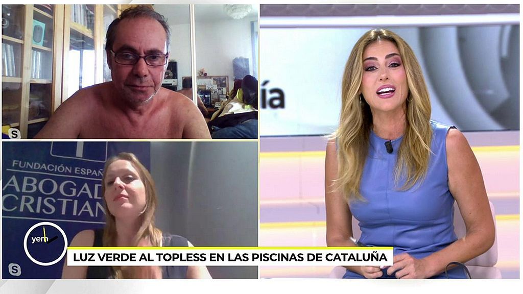 Ismael Rodrigo entra desnudo en el directo en ‘Ya es mediodía’: “Hace calor y poner el aire acondicionado no es ecológico”