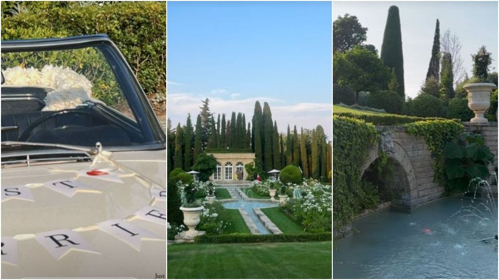 La boda de Courtois se celebró en una espectacular finca de Cannes
