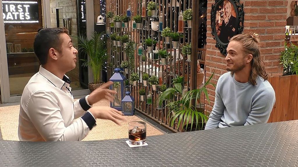 Luis y David durante su cita en 'First Dates'