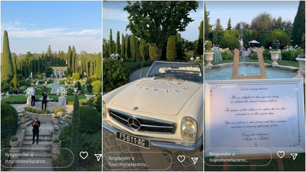 Thibaut Courtois y Mishel Gerzig se han casado en Cannes