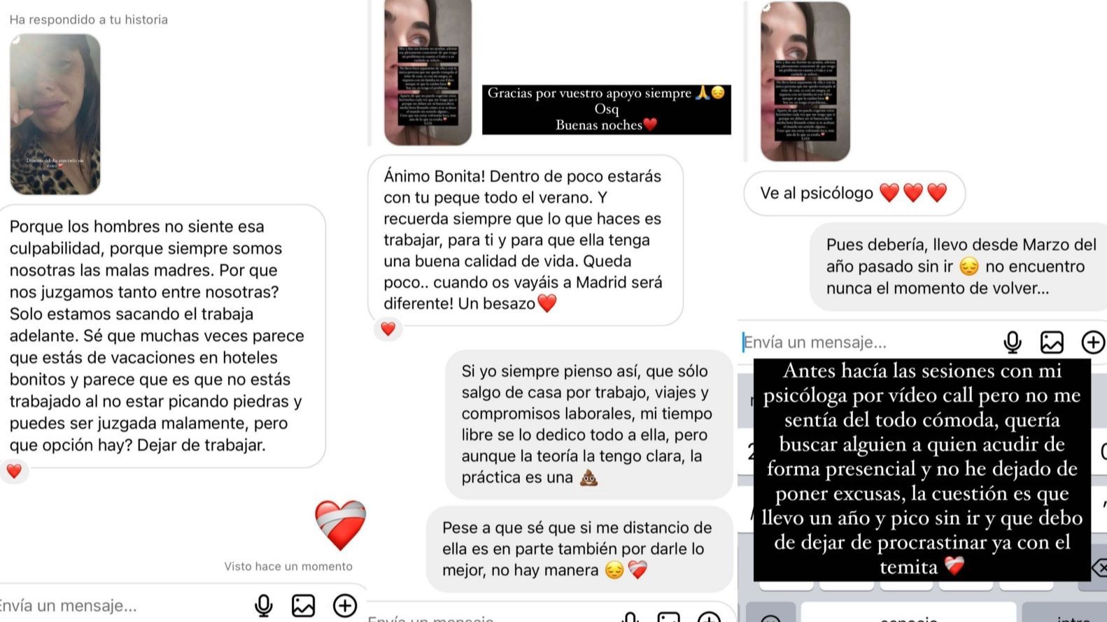 Violeta se plantea regresar al psicólogo para tratar su problema