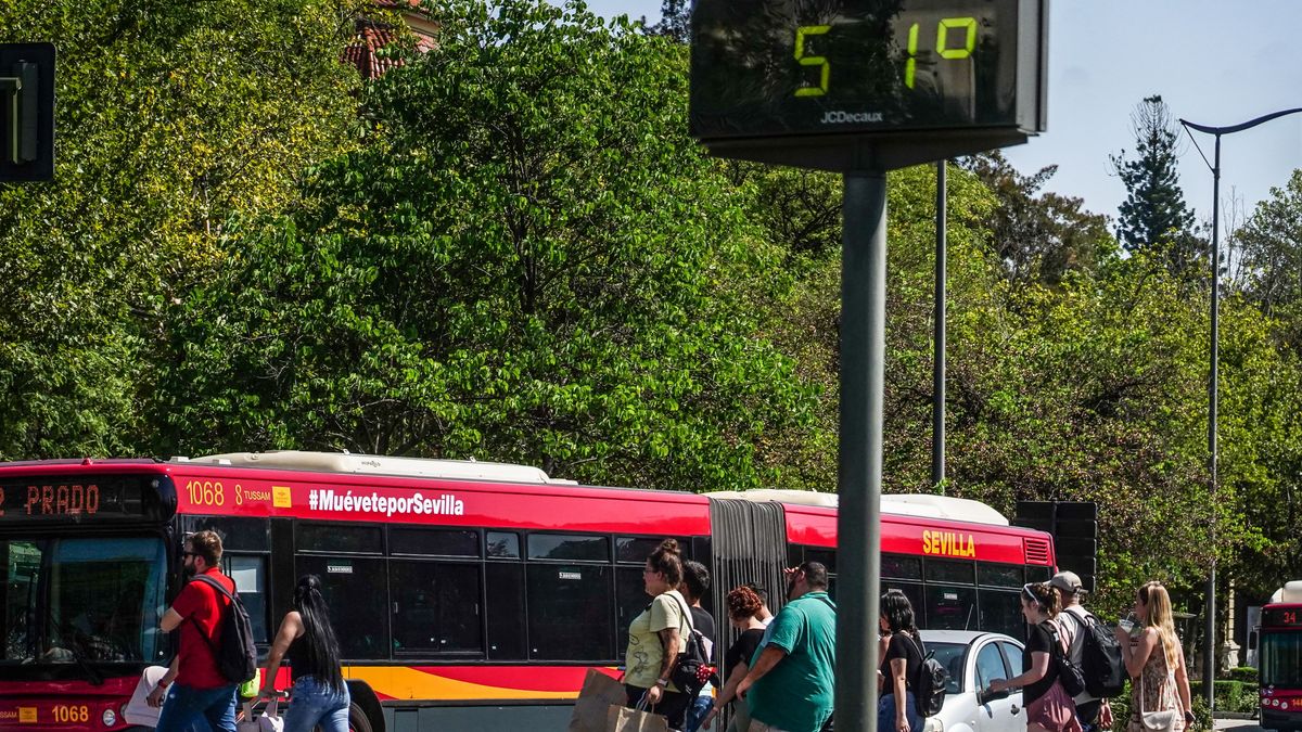 Altas temperaturas en Sevilla