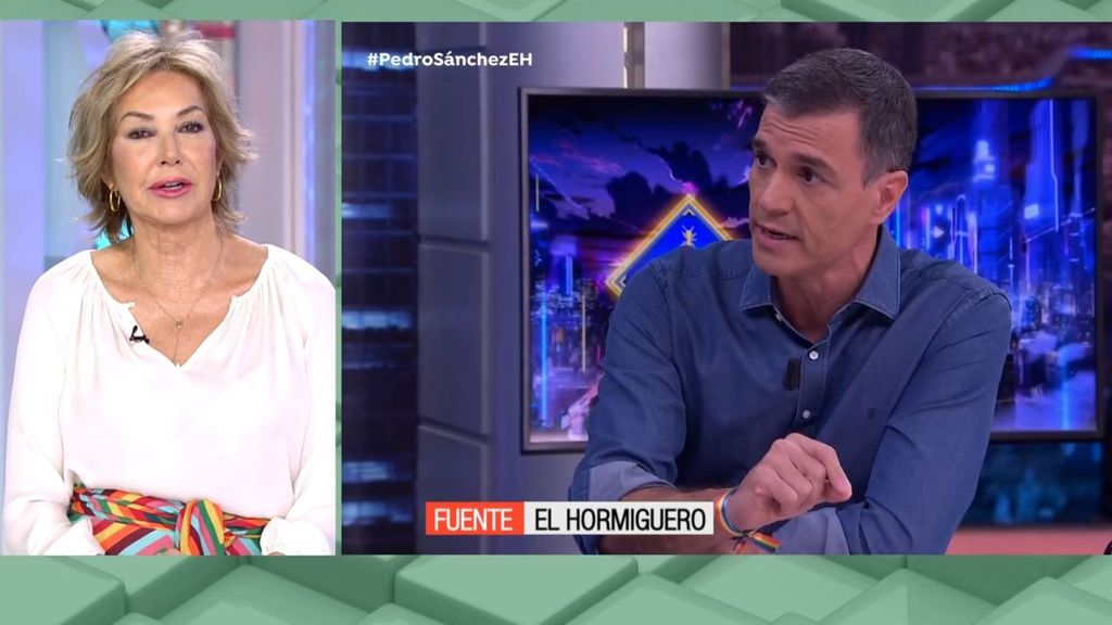 Ana Rosa corrige las palabras de Sánchez: "Suárez y Gonzalez mintieron como usted, no se justifique con mentiras"