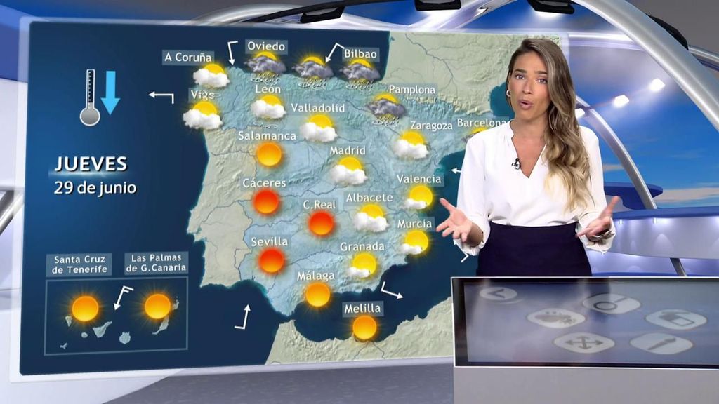 El jueves un frente frío pondrá fin a la ola de calor en España